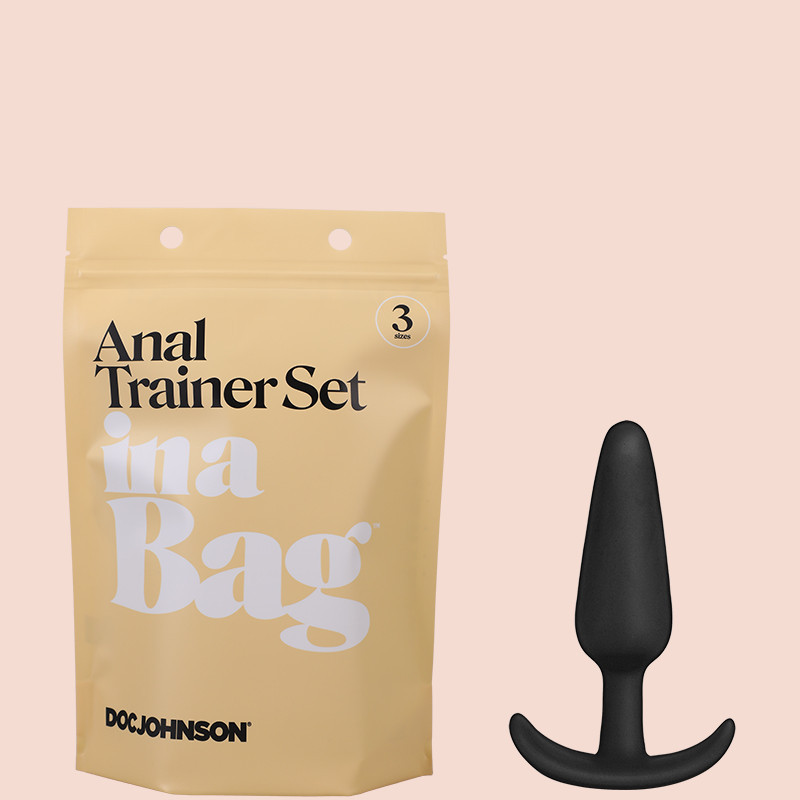 Set de entrenamiento anal INA BAG, consoladores de silicona anal